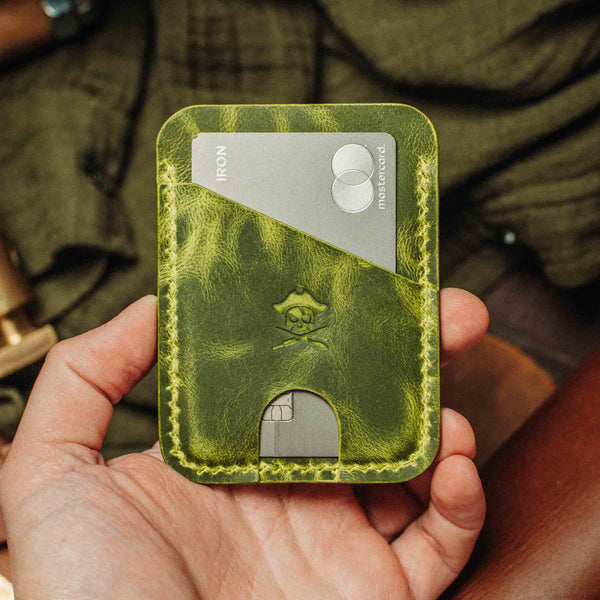 Minimalist Leather Wallet - Boatswain v4 | Slim Card Holder | EDC Pirate Goods