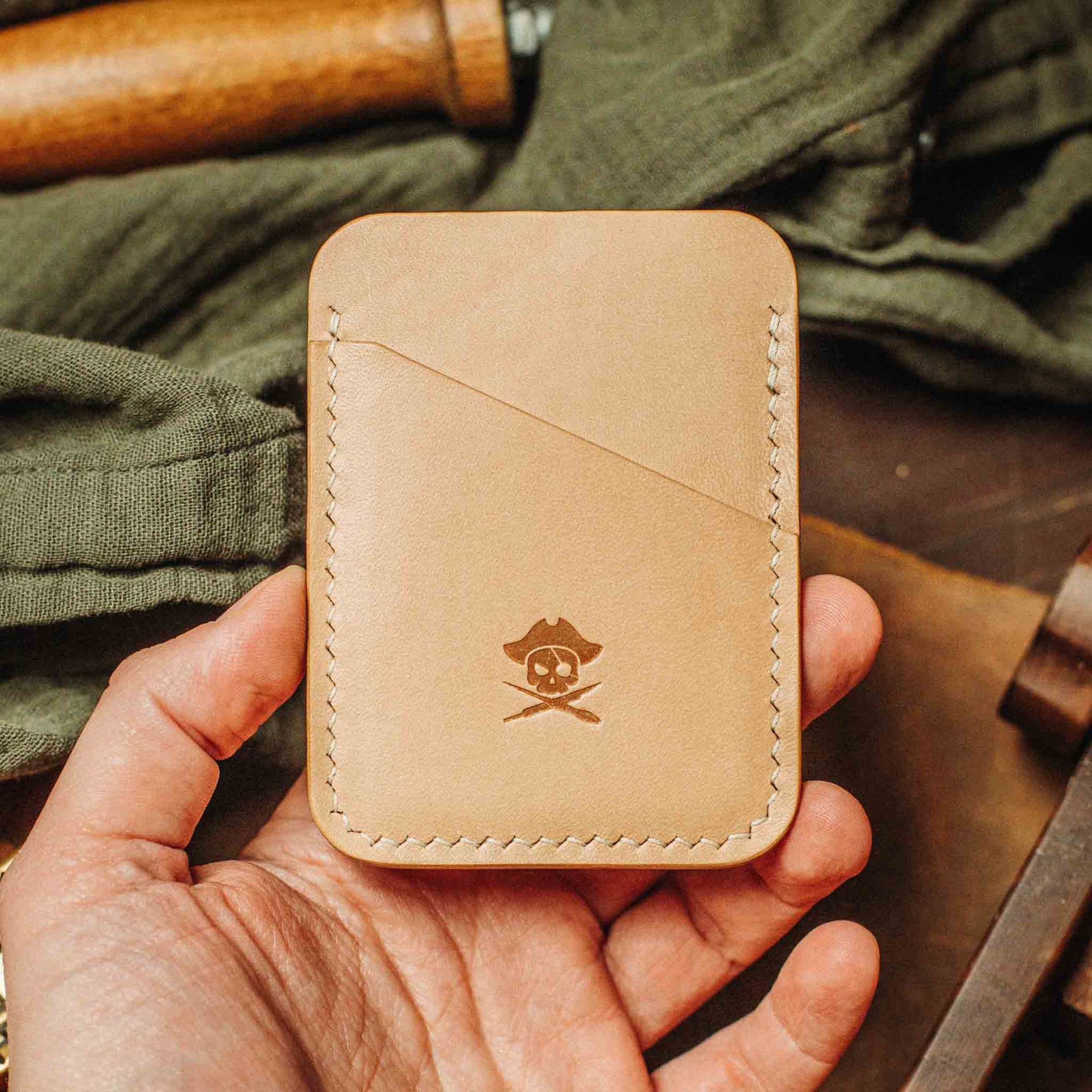 Slim Leather Wallet - Boatswain v3 | Minimalist Card Holder | EDC