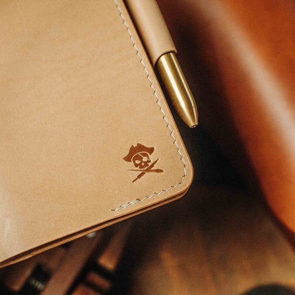 Field Notes Cover - Navigator | Leather Journal Holder | EDC Pirate Goods