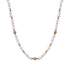 Iced Beaded Pearl Necklace (Gold)