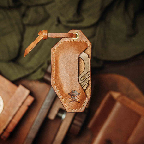 Pharaoh Bottle Opener Holder - King’s Pocket | Leather Case | Pharaoh Accessory