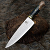 Shinobi VG10 Handmade Damascus Chef Knife with Exotic Olive Wood Handle