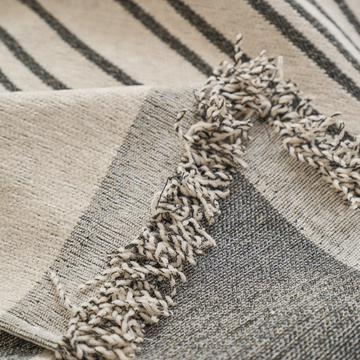 Chenille Striped Sofa Throw Blanket, Furniture Throw Covers Living Room Couch Cover