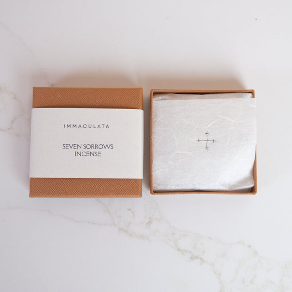 SEVEN SORROWS - ATHONITE INCENSE - FRANKINCENSE AND MYRRH
