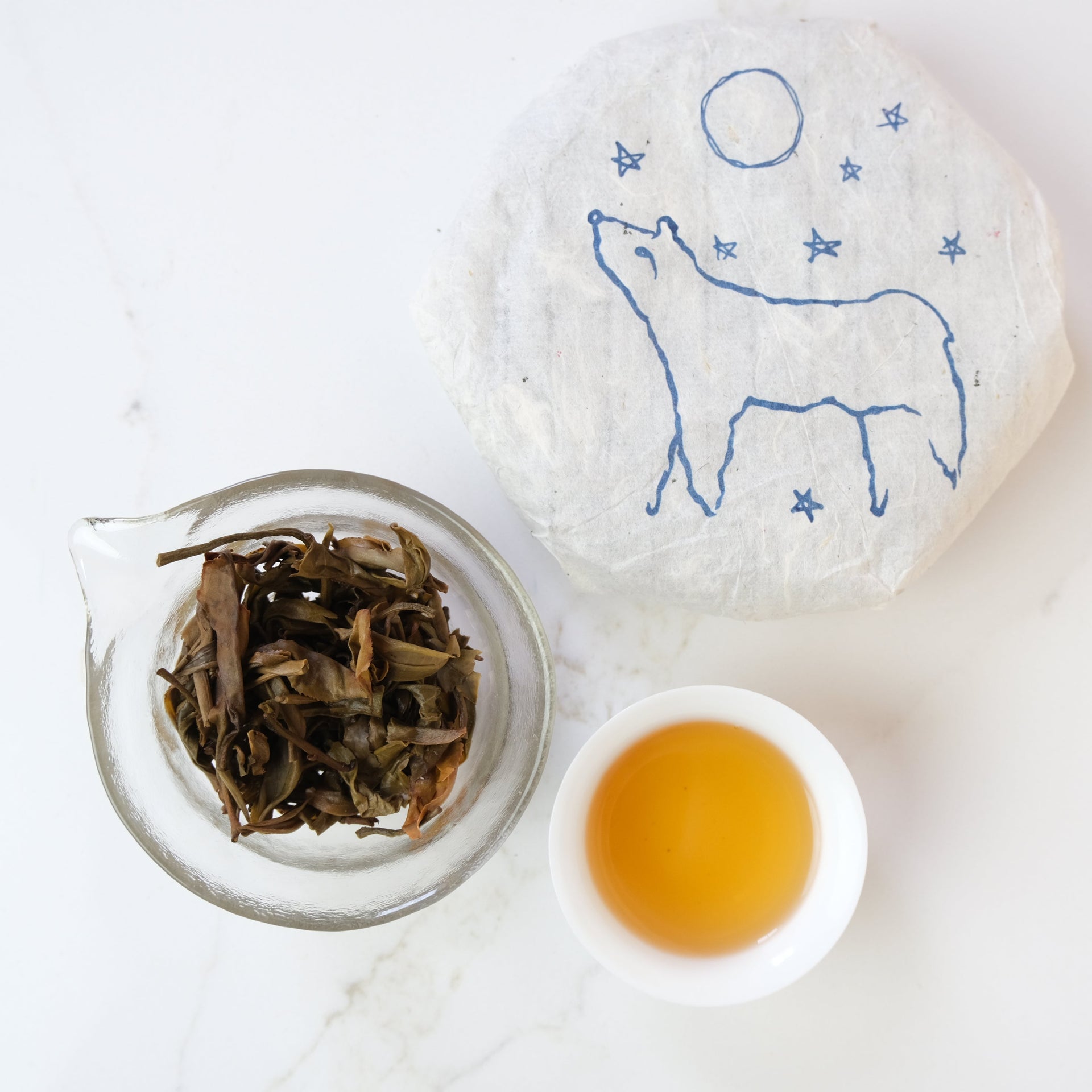 2024 MOON BEAR white2tea - WHITE RAW PUERH HYBRID
