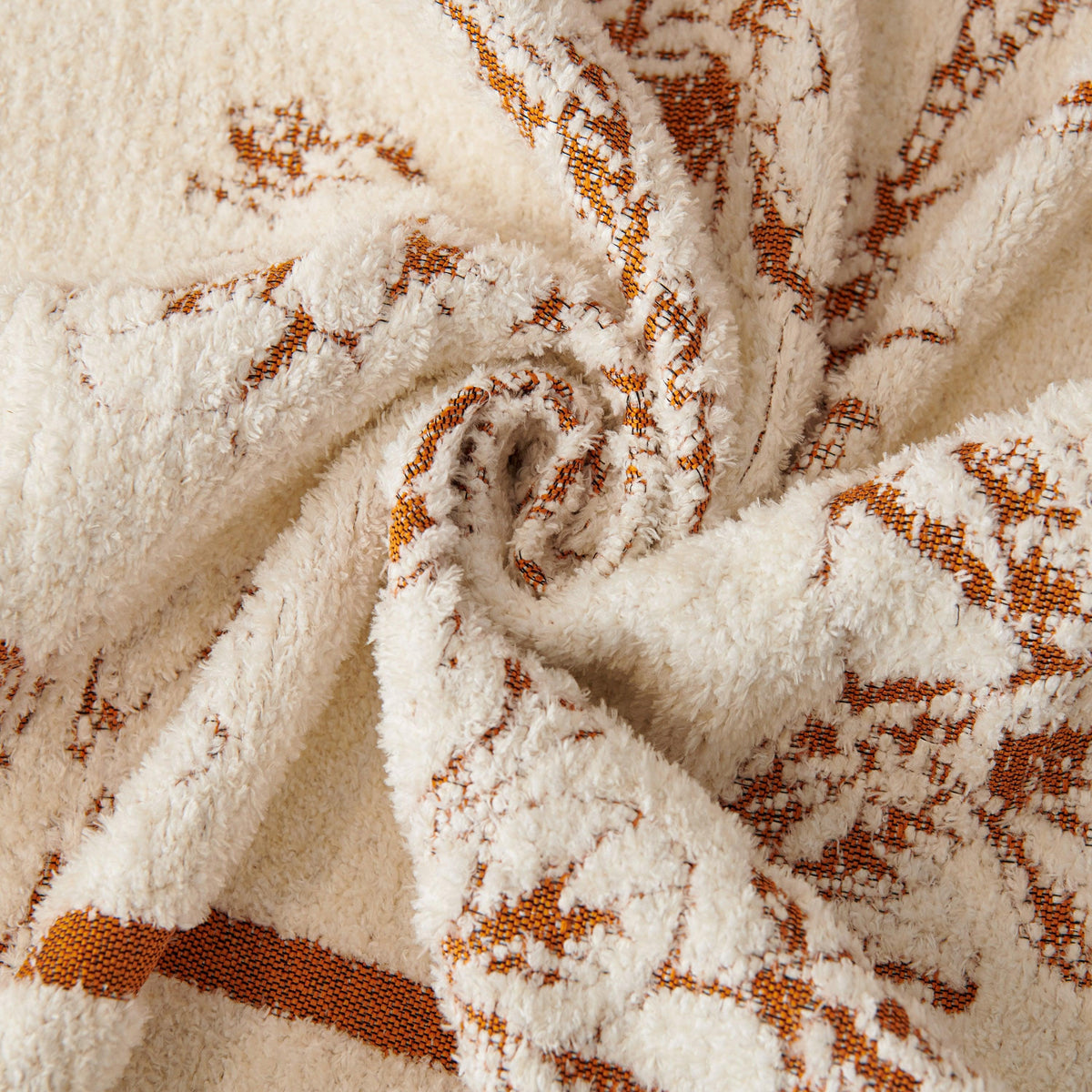 Chenille Striped Floral Couch Cover Sofa Slipcover for Most Shape Sofas, Reversible Sofa Throw Cover