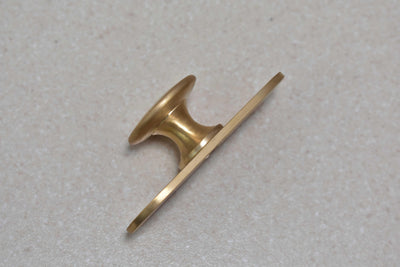 Brass Brushed Drawer Knob with Round Backplate