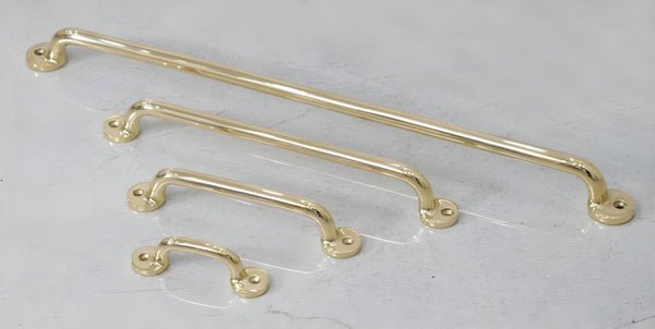 Boise Cabinet Pulls - Unlacquered Brass Polished
