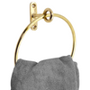 Brass Minimalist Towel Ring - Unlacquered Polished Brass