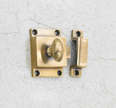 Cabinet Latch - Antique Brass