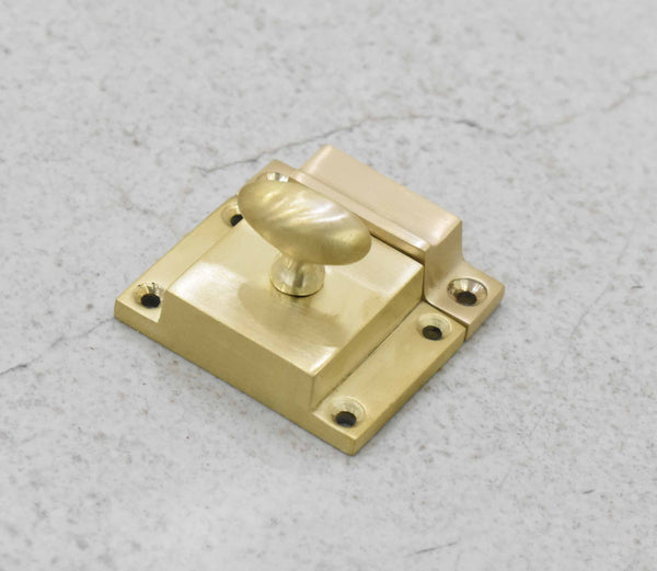 Cabinet Latch - Brass Brushed