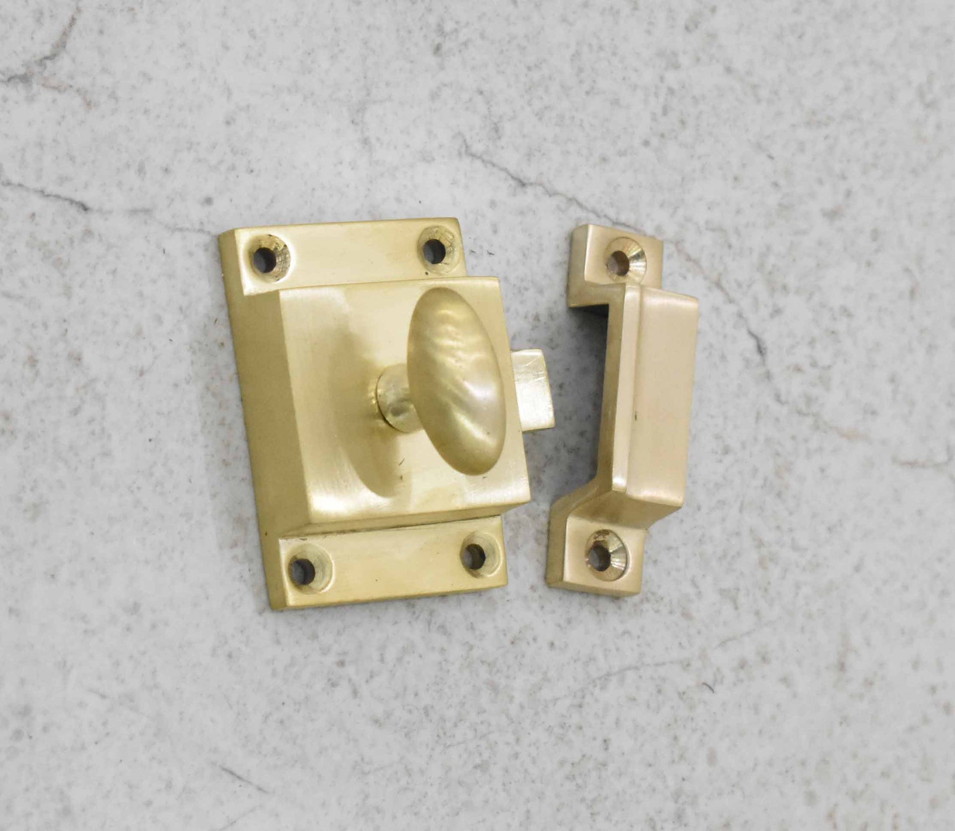 Cabinet Latch - Brass Brushed
