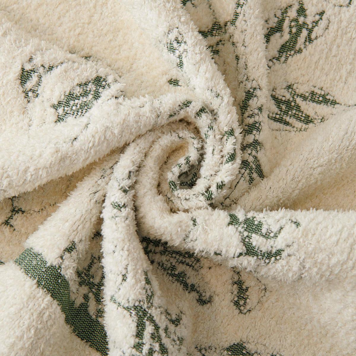 Chenille Striped Floral Couch Cover Sofa Slipcover for Most Shape Sofas, Reversible Sofa Throw Cover