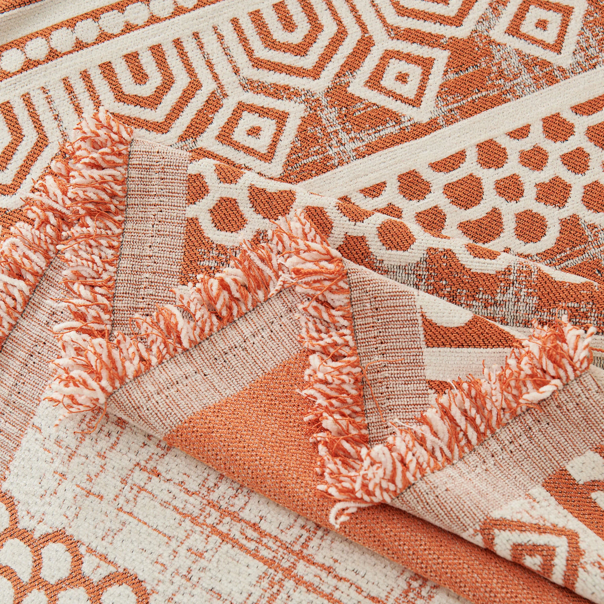 Chenille Sofa Cover Throw Blanket, Boho Geometric Scratch Proof Couch Protector
