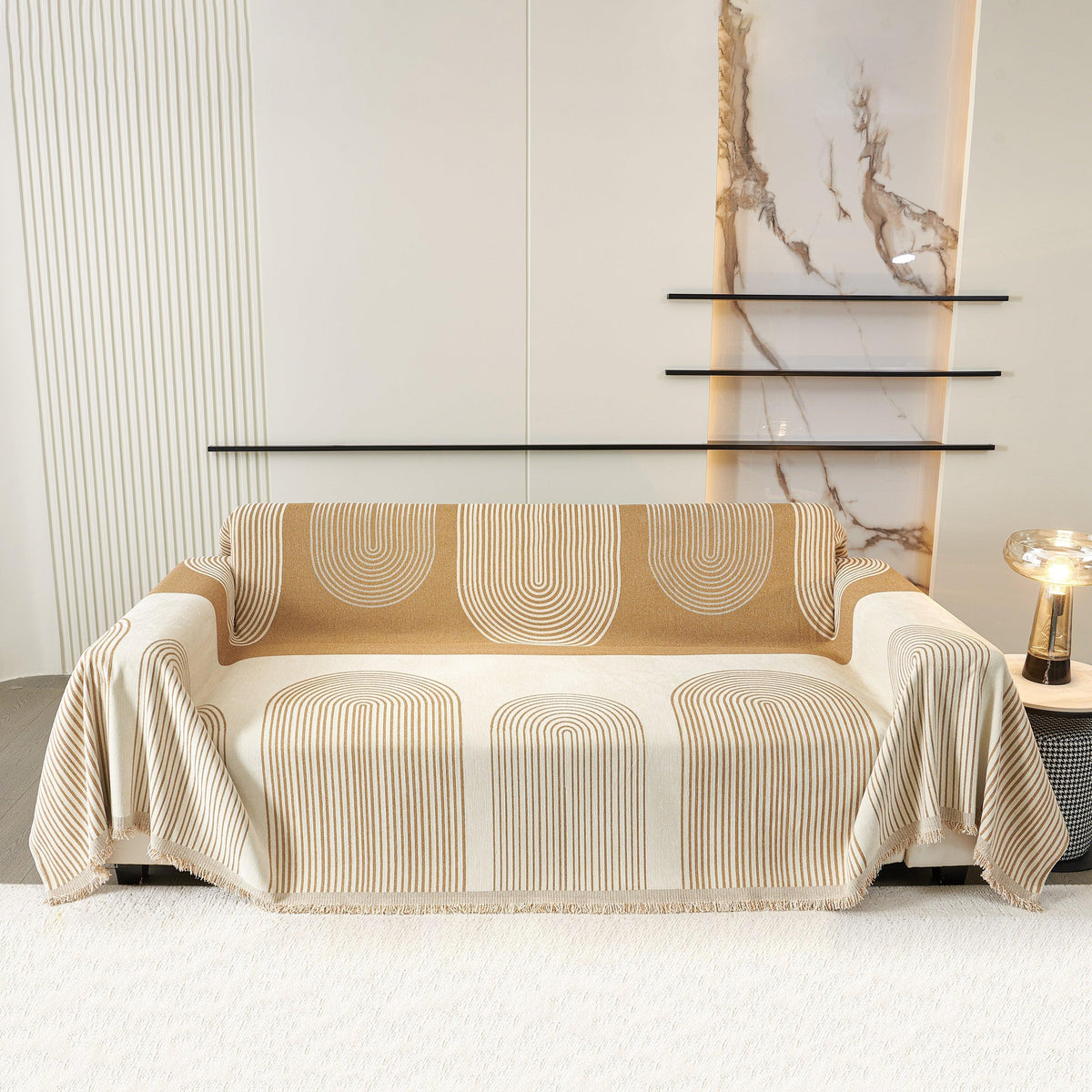 Oversized Sofa Throw Blanket, Couch Protector Throw for Stylish Home Protection