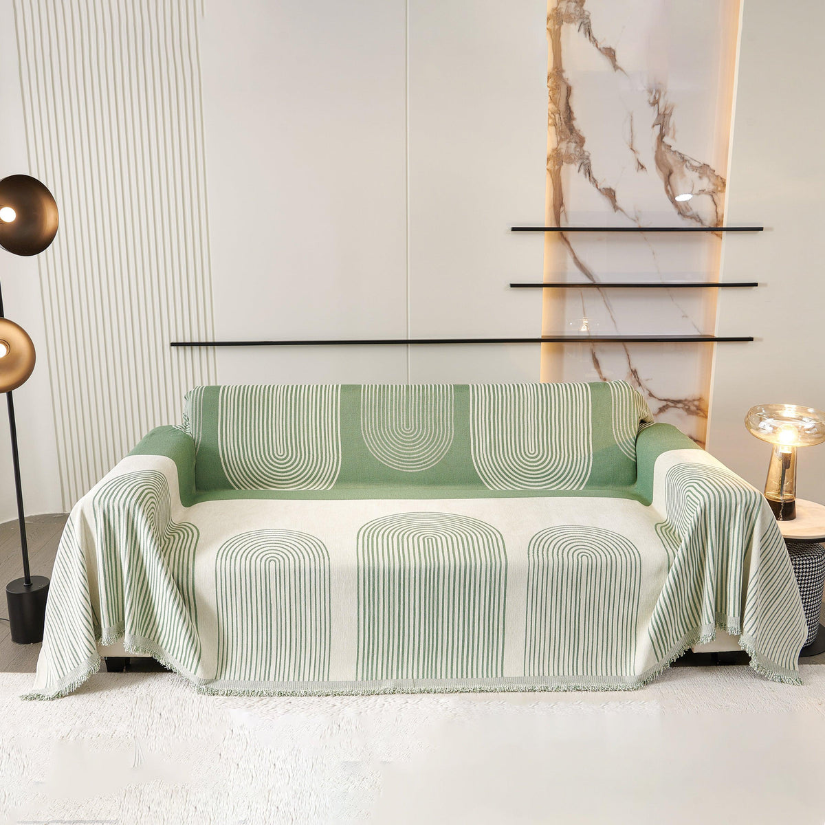 Oversized Sofa Throw Blanket, Couch Protector Throw for Stylish Home Protection