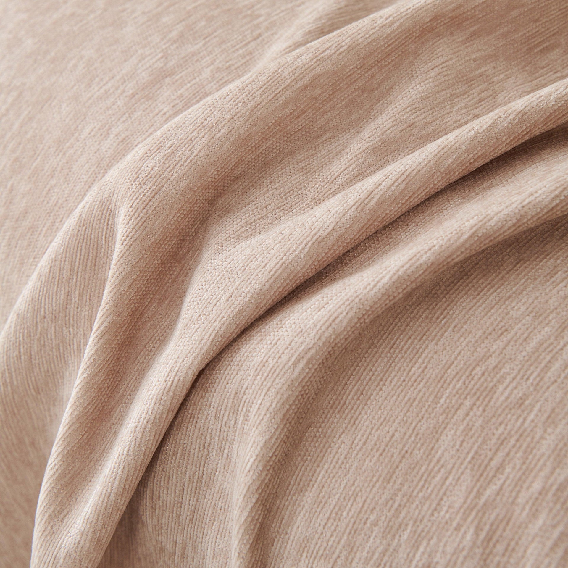 Solid Color Chenille Sofa Throw Blanket, Modern Decor Soft Couch Cover with Fringes