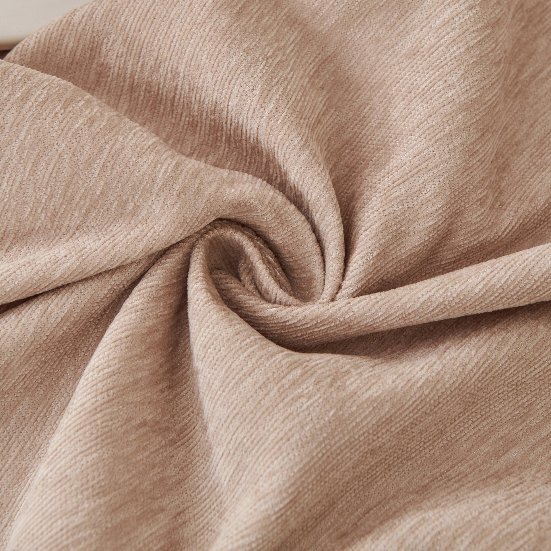 Solid Color Chenille Sofa Throw Blanket, Modern Decor Soft Couch Cover with Fringes