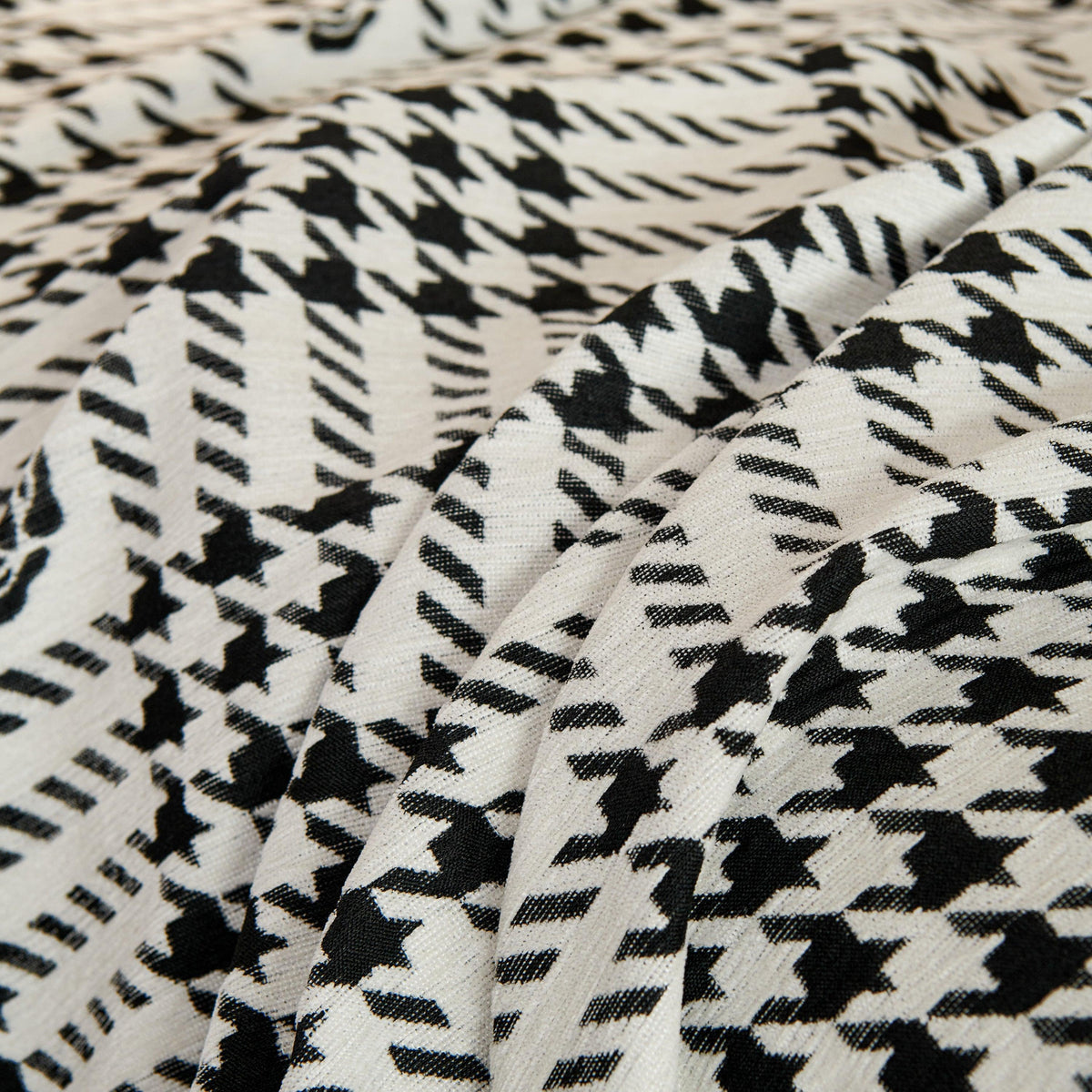 Chenille Houndstooth Sofa Throw Cover, Scratch Proof Cozy Throw Blankets for Couch