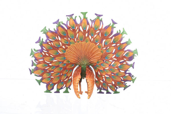Colorful Peacock Trinket Box