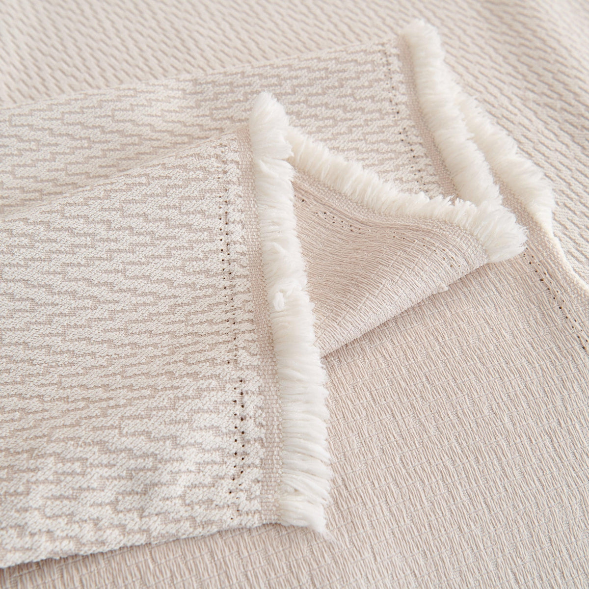 Waterproof Scratch Proof Herringbone Large Throw Blanket for Couch, Chenille Couch Cushion Covers for Pets
