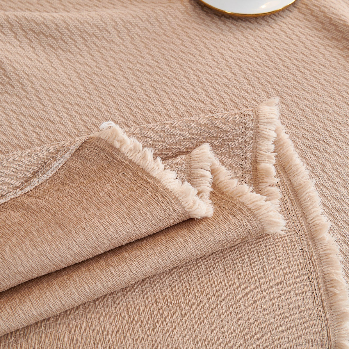 Waterproof Scratch Proof Herringbone Large Throw Blanket for Couch, Chenille Couch Cushion Covers for Pets
