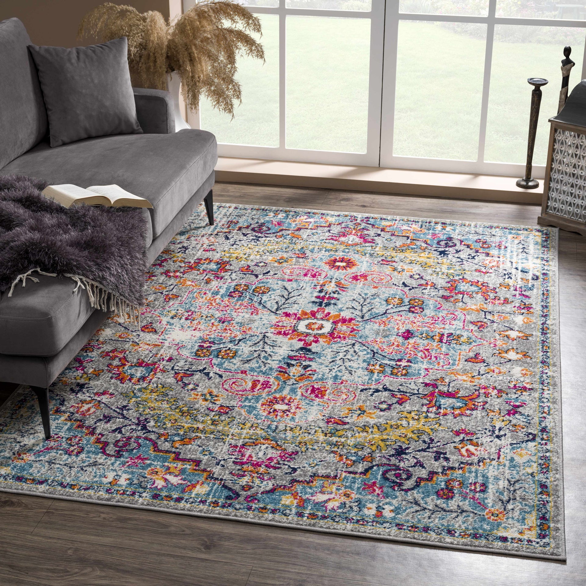 Delanson Colorful Area Rug