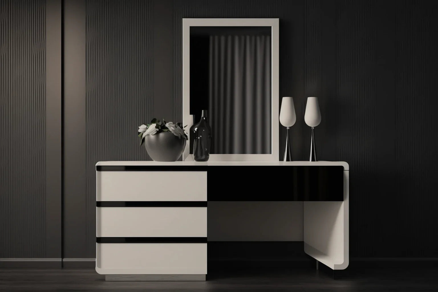 Bump Bedroom Set – Bed, Wardrobe & Dressing Table | Ennovanest Ennovanest Limited