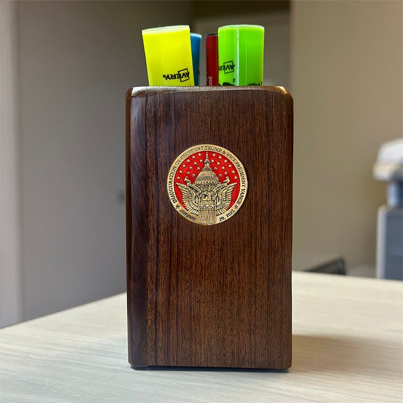 Trump & Vance Inauguration 2025 Desert Ironwood Pencil Holder - Limited Edition
