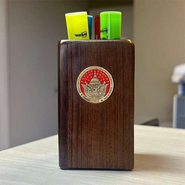Trump & Vance Inauguration 2025 Desert Ironwood Pencil Holder - Limited Edition