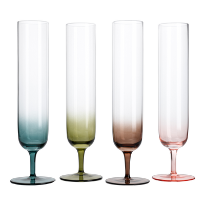 Multicolored Beautiful Champagne Flutes 10