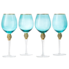 The Wine Savant Large Diamond Wine Glasses, 10