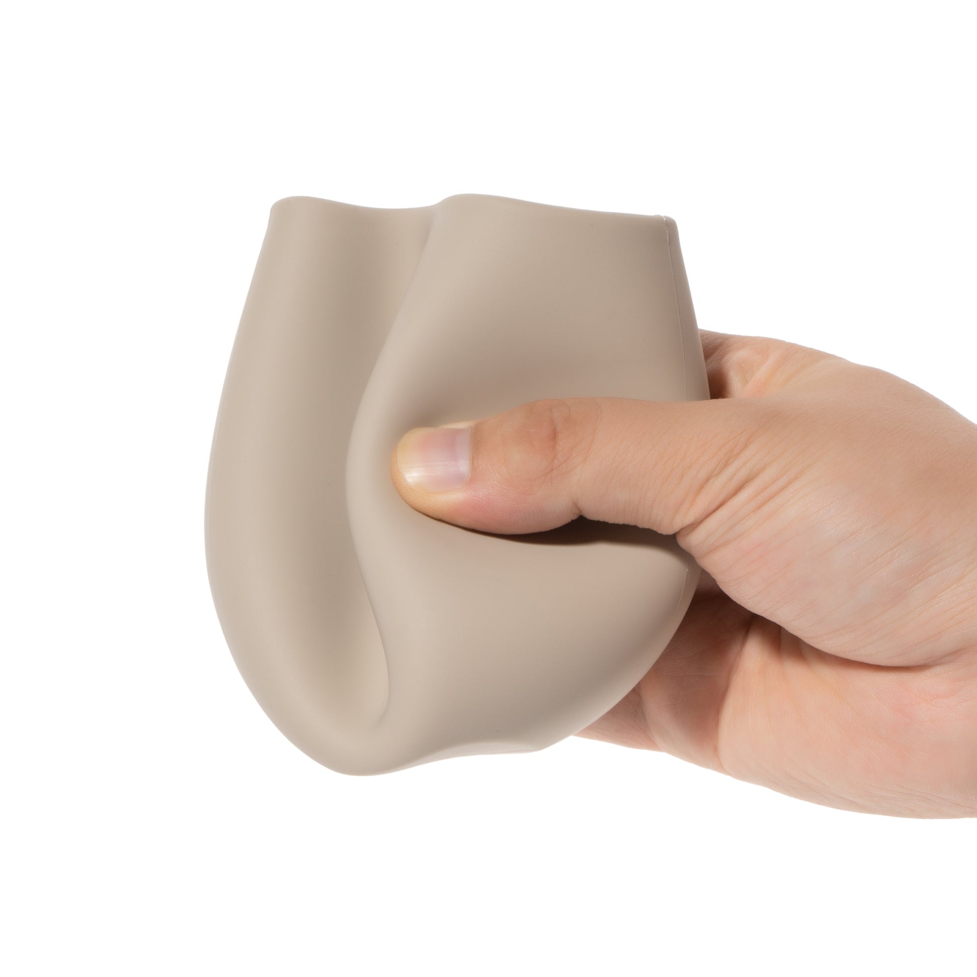 Unbreakable Silicone Stemless Wine Glassware | Set of 4 | Reusable & Shatterproof Tumbler Drinkware for Wine, Water, Cocktails, Champagne Glass for Parties, Camping, Beaches, Boats - (Tan)