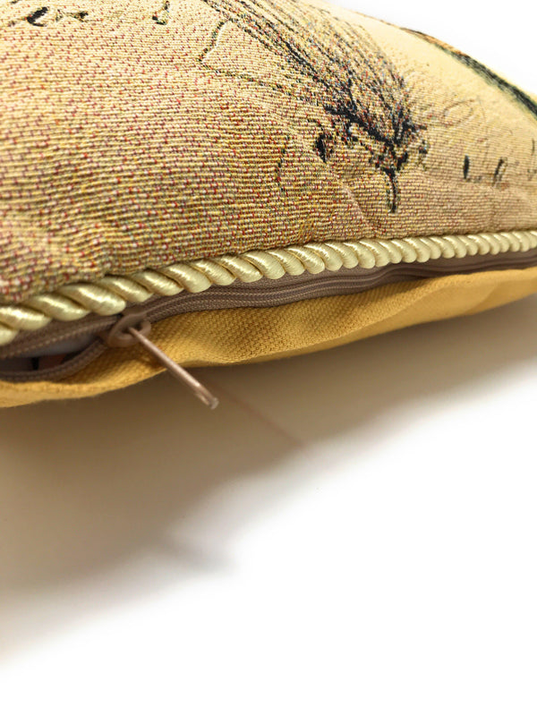 DaDa Bedding Dragonfly Dreams Elegant Insect Bug Throw Pillow Cushion Cover - 1-Piece - 18