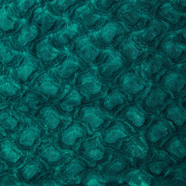 DaDa Bedding Mermaid Scales Emerald Green Blue w/ Sherpa Backside Faux Fur Throw Blanket (BL-171805)