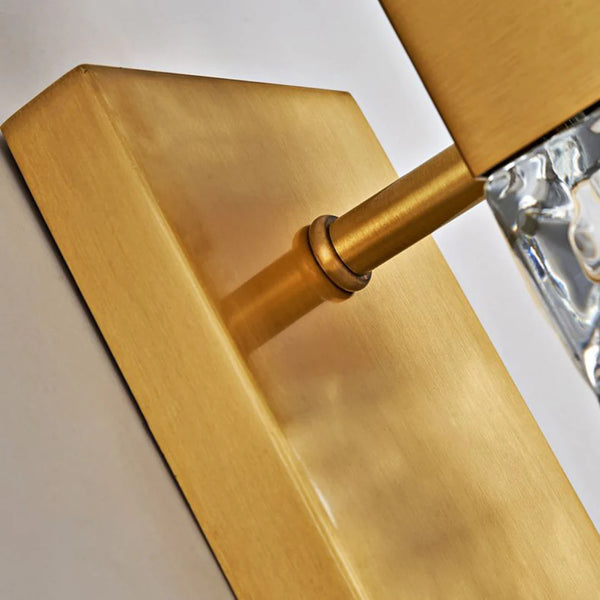Dacio Golden Luxury Crystal Wall Lamp