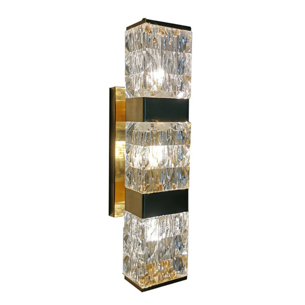 Dacio Golden Luxury Crystal Wall Lamp