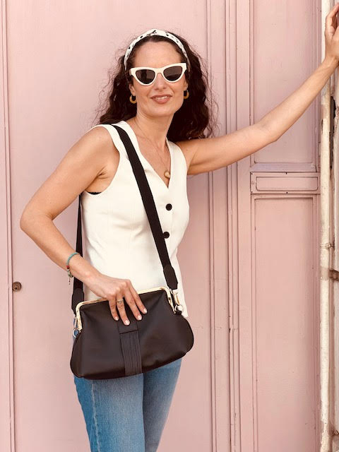 Leather Clutch – Black