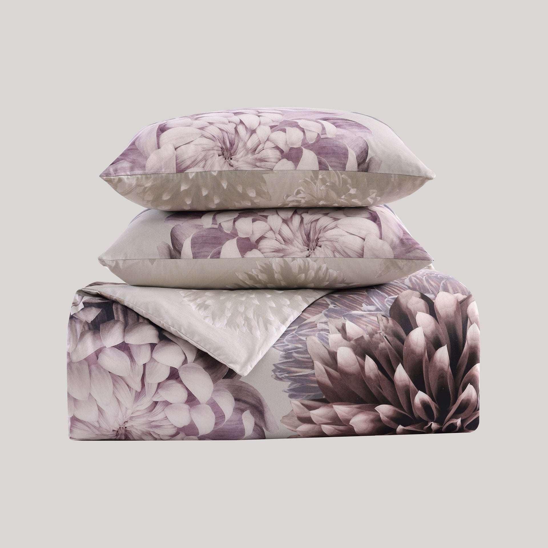 Bebejan Dahlia Purple 5 Piece Reversible Comforter Set
