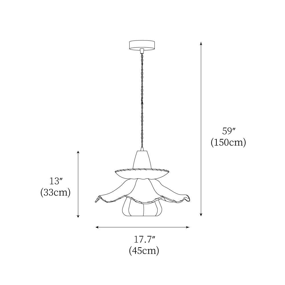 Daisy Charm Pendant Light 17.7