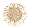 Daisy Handwoven Iraca Placemat - Solid Color / Natural