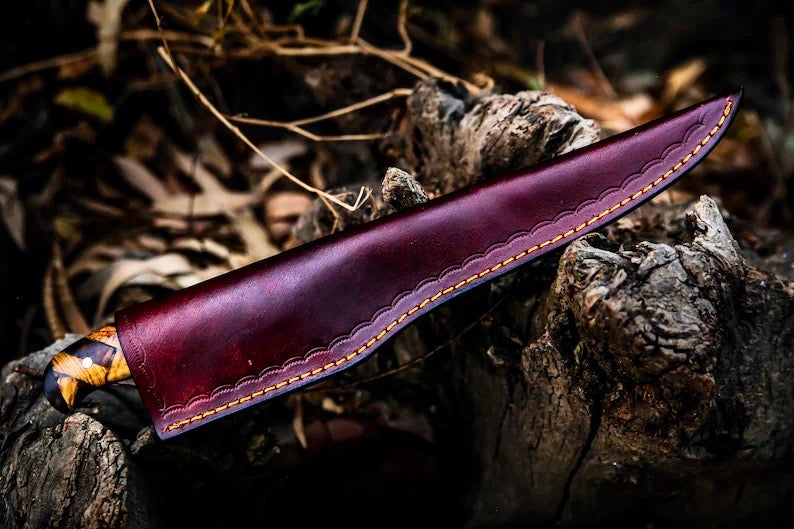 Custom Handmade Damascus Steel Fillet Knife for Sale | 13