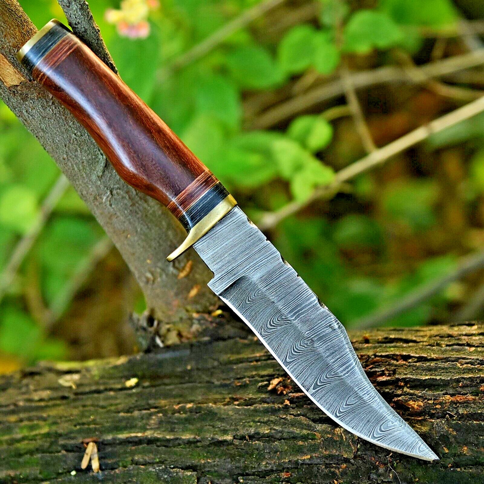 Damascus Steel Hunting Knife – 10