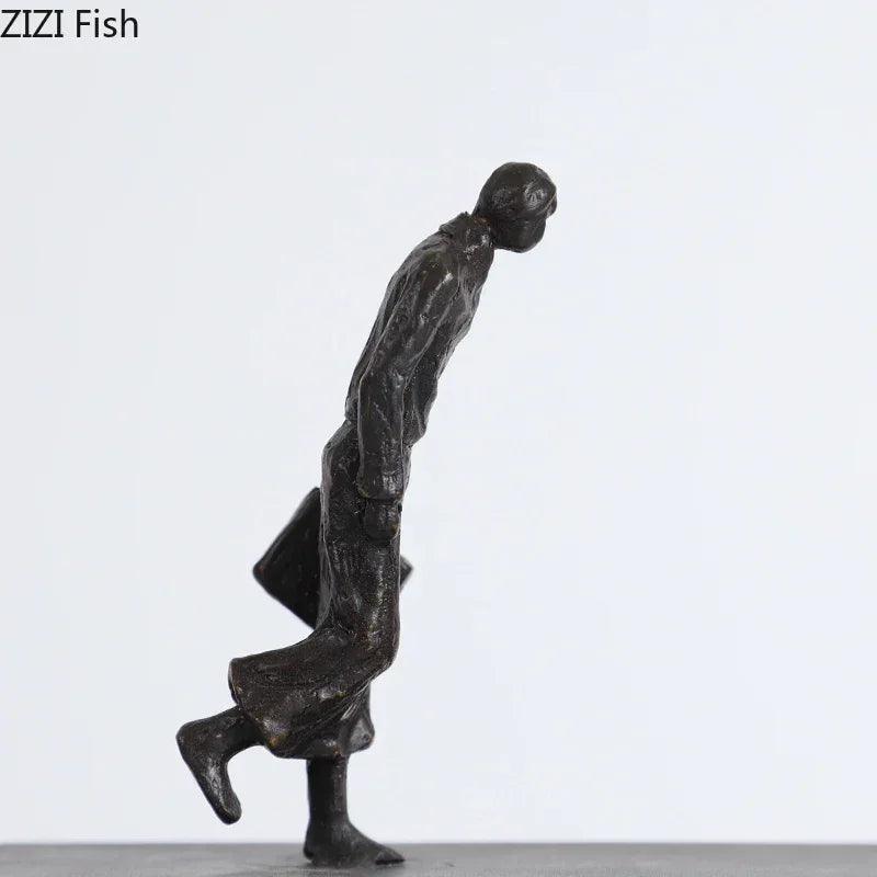 Dancer Statue - Elegant Metal 12-Inch