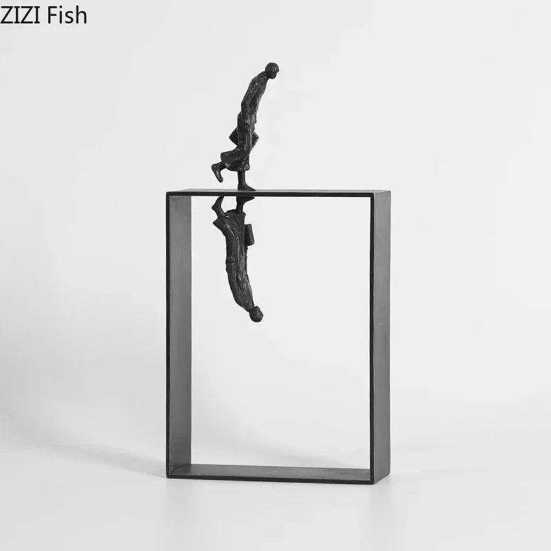 Dancer Statue - Elegant Metal 12-Inch