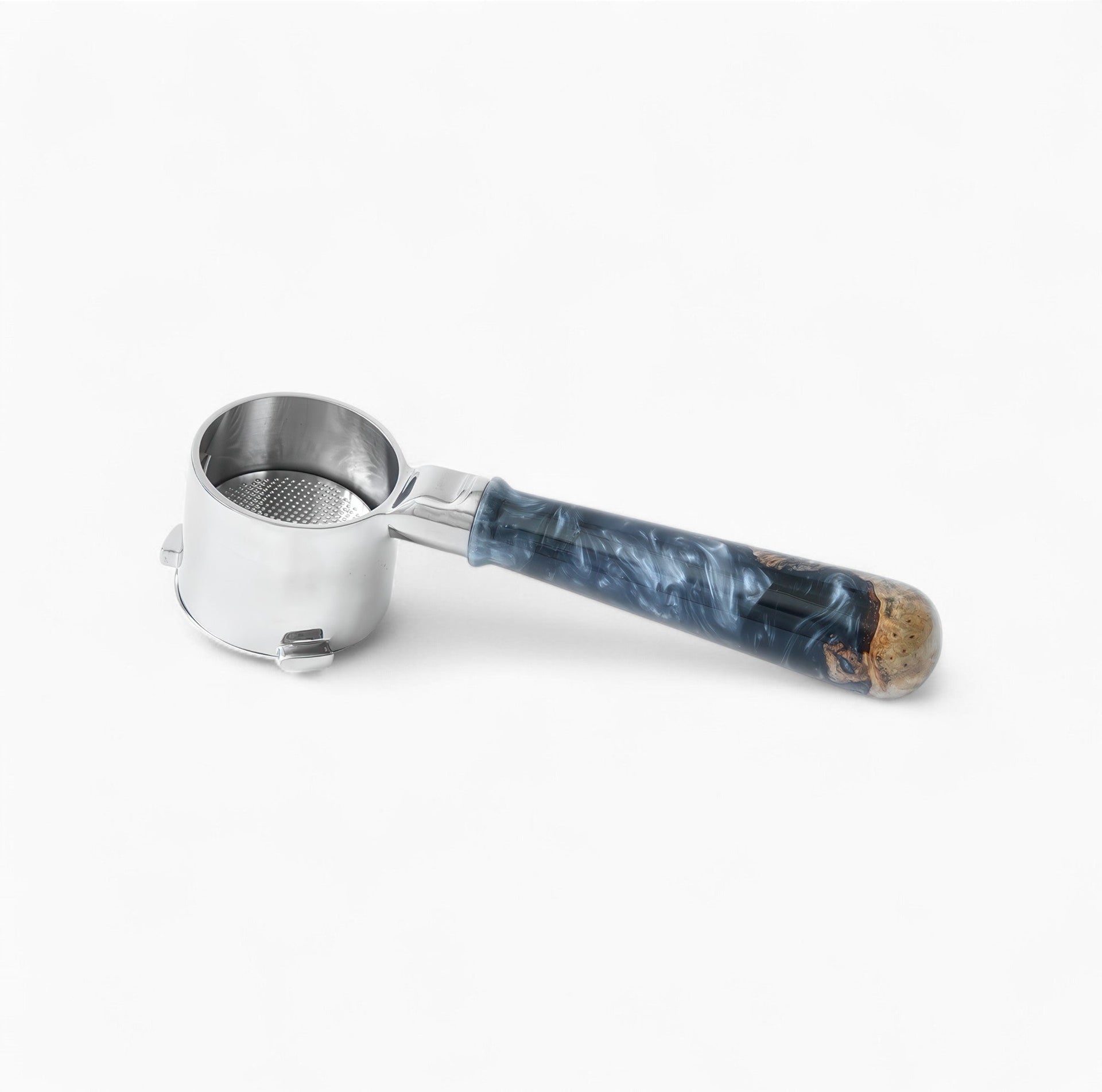 Walnut & Resin Handle Bottomless Portafilter