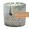 Natural Jasmine Vesper Stone Face Candle 27oz