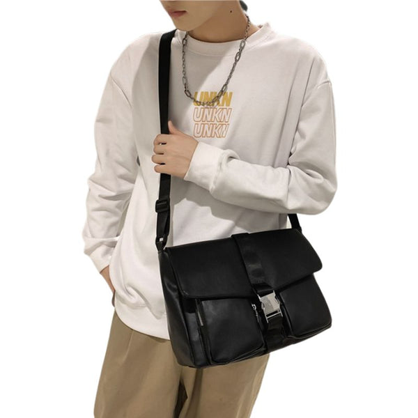 Design Buckle Messenger Bag