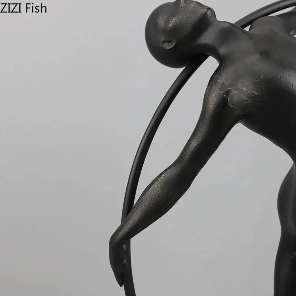 Desk Statue - Modern Metal Small