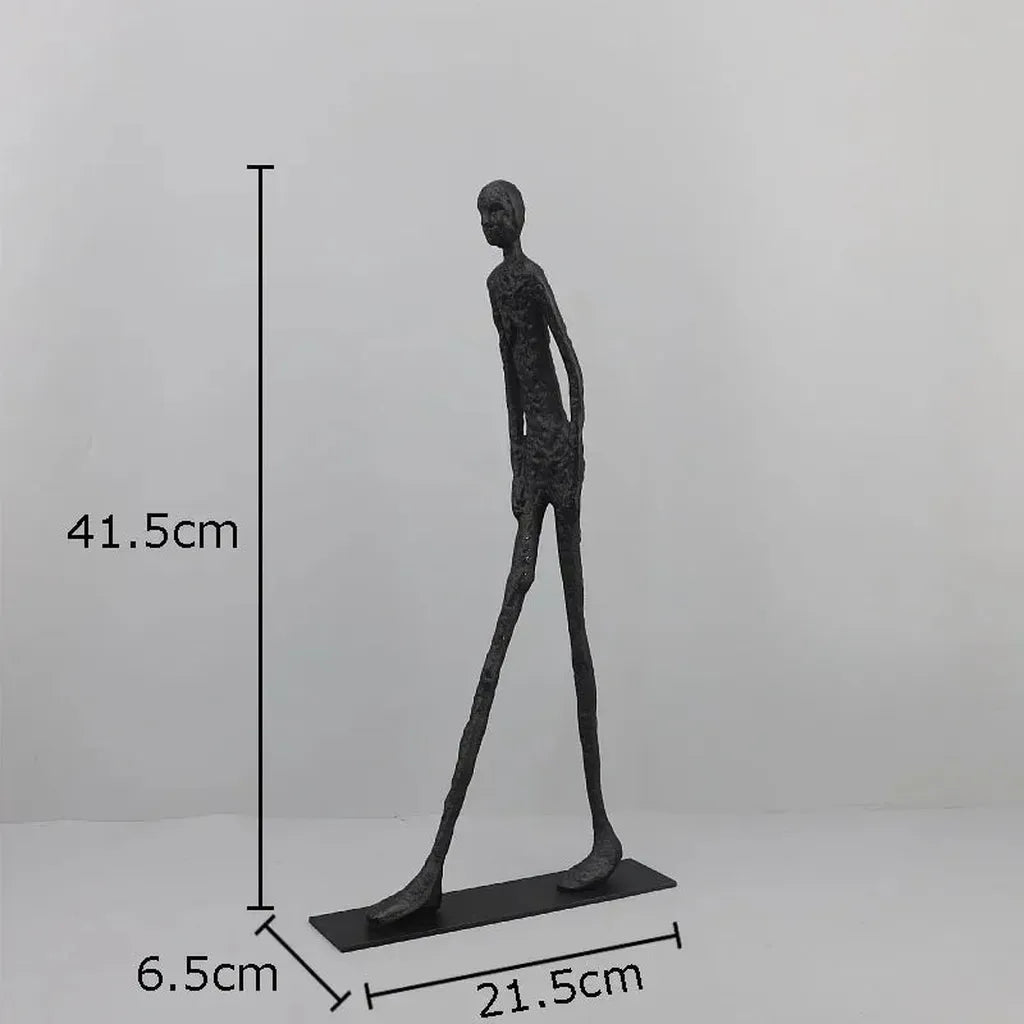 Desk Statue - Modern Metal Small